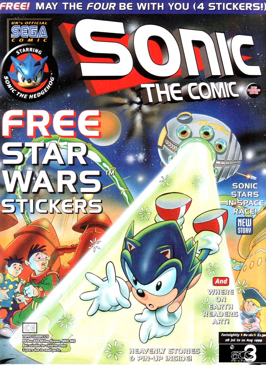 Sonic - The Comic Issue No. 161 Comic cover page